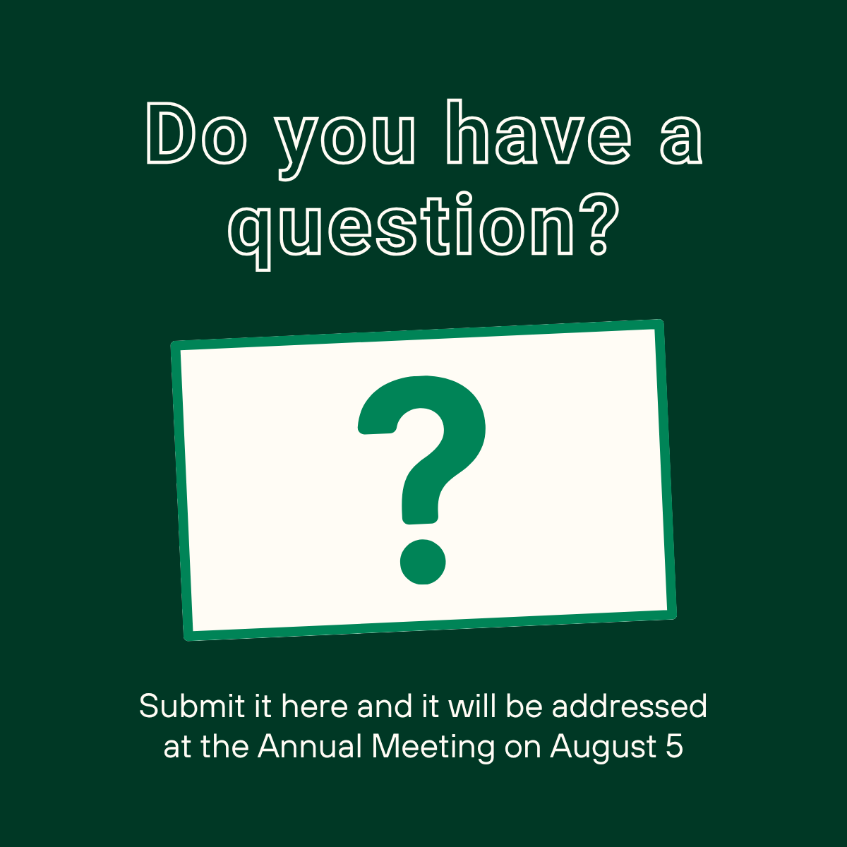 CEC Annual meeting question graphic
