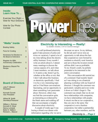 July 2017 Power Lines