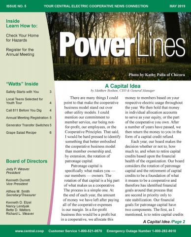 May 2019 Power Lines